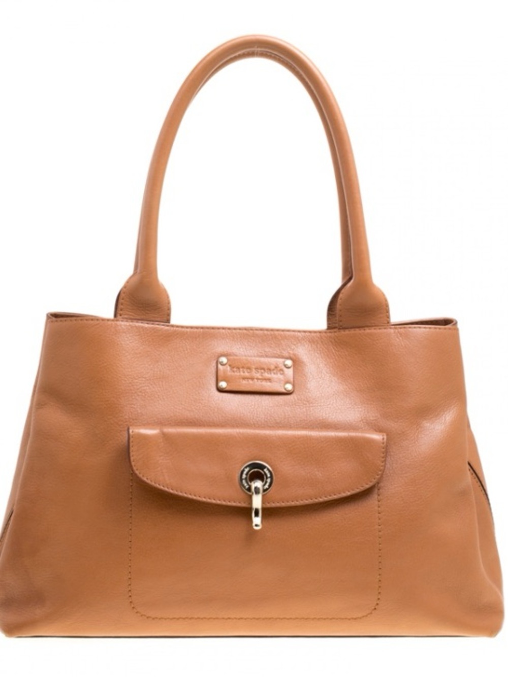 kate spade New York Leather Shoulder Bag in Caramel